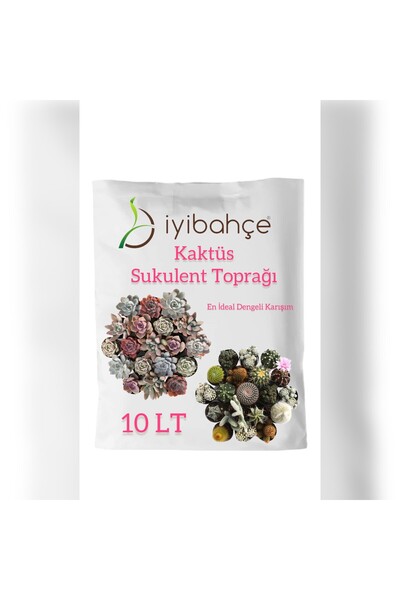 İYİBAHÇE KAKTÜS-SUKULENT TOPRAĞI 10 LT
