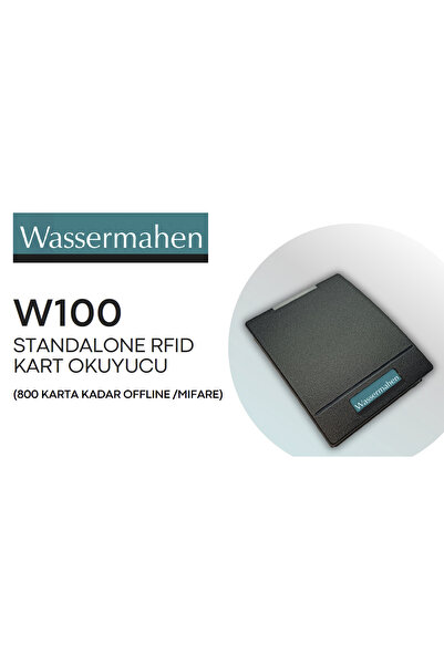 Wassermahen W100 Standalone Rfıd Kart Okuyucu (800 Karta Kadar / Offline /mifare