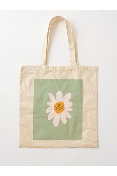 w house Gusseted Cloth Shoulder Bag 10328 - rex orange county who cares - FLOWER
