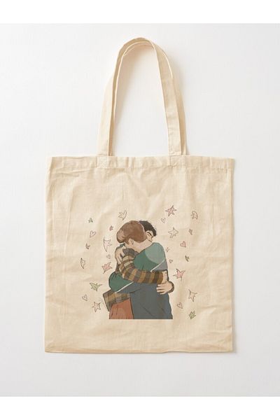 w house Gusseted Cloth Shoulder Bag 11558 - Nick and Charlie heartstopper in love 2