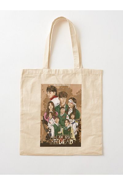 w house Gusseted Cloth Shoulder Bag 04114 - All Of Us Are Dead