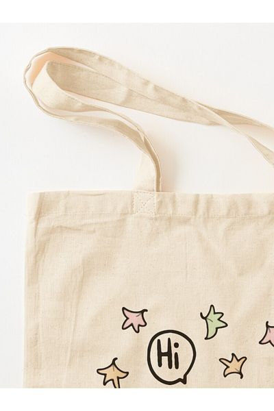 w house Gusseted Cloth Shoulder Bag 15633 - Heartstopper - Charlie and Nick - Hi