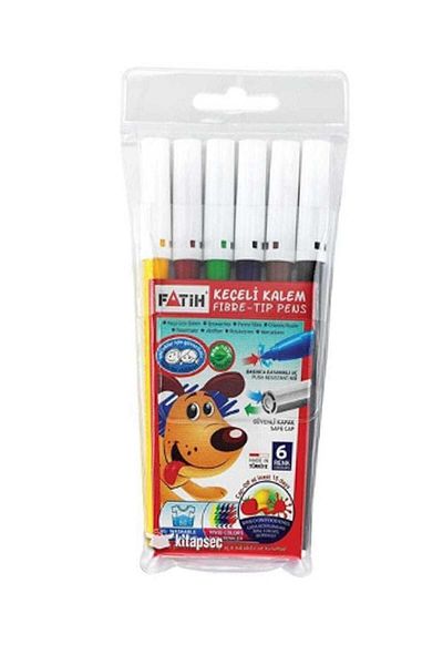 Fatih Felt Tip Crayons 6 Colors