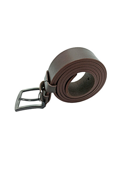ÖZTÜRK KEMER Genuine Leather Men's Brown Sports Belt