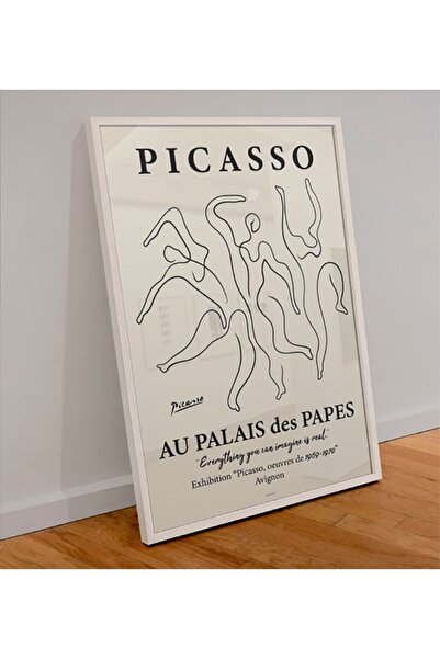 caddehediye Picasso Au Palaıs Des Papes Poster Duvar Tablosu Çerçevesiz Tasar...