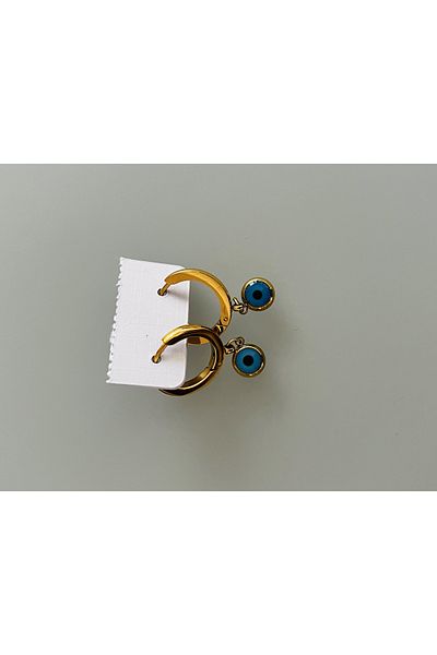 Hoop jewelery حلق العين - موديل ستيل
