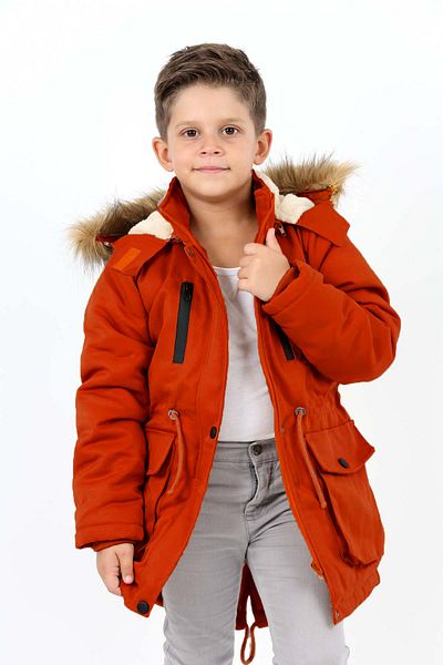 Boys orange hot sale winter coat