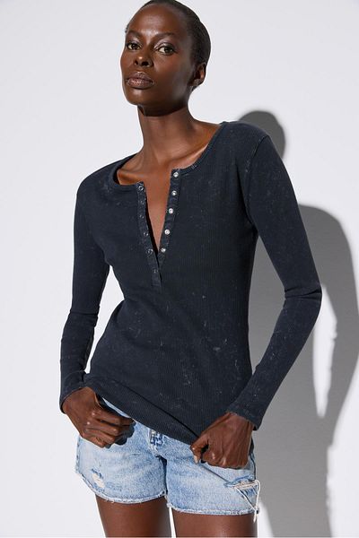 No Matter What Soft Cotton Snap Long Sleeve Bodysuit