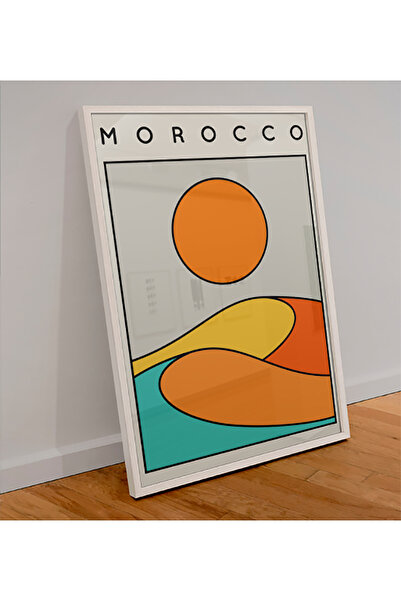 caddehediye Poster Duvar Tablosu Çerçevesiz Tasarım morocco POSTER