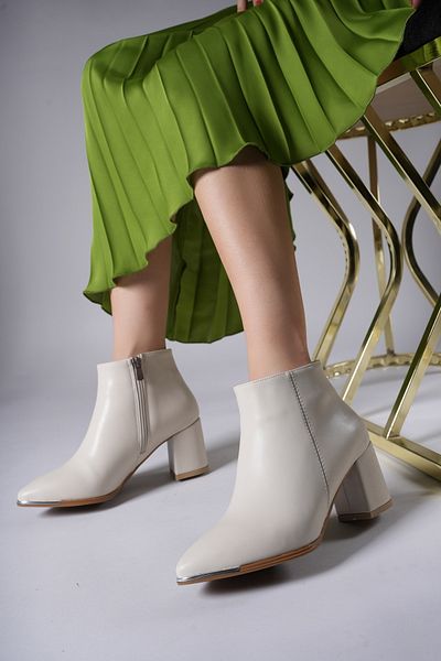 Riccon Yalesari Women's Boots0012860 Beige Skin