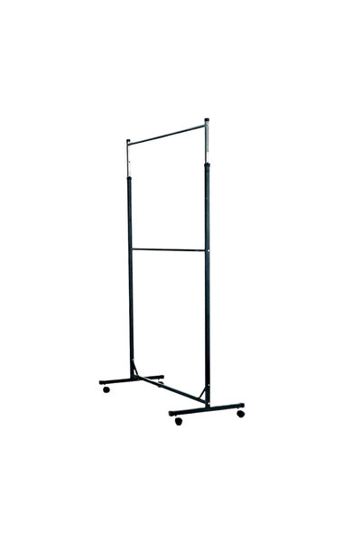 GRİDEKOR Profesyonel Çift Katlı Ayarlı Askılık, Mağaza Askılığı, Orta Stant, ...