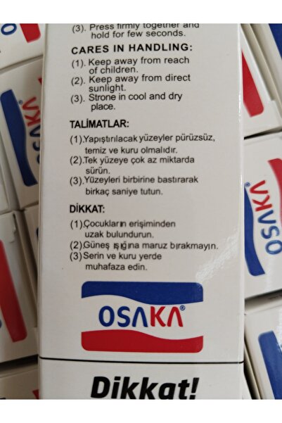 Osaka Japon yapıştırıcı süper güçlü 17gr