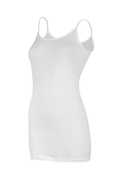 YILDIZ 6 Pieces Star Modal Lycra Rope Strap Long Undershirt White 2265