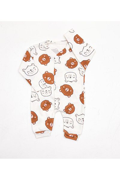yukobaby bebeğiniz için en doğalı BABY ORGANIC 2-Piece Jumpsuit SET BEARNY NYM125