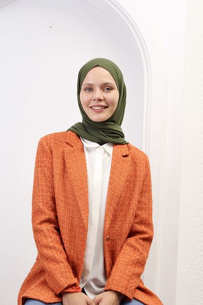 SpecialScarf Hijab Fashion VISKOSE COMBED SHAL SPECIAL SERIES DOUBLE STITCHED (RECING) 220 GRAMS SIZE 70*180 DARK GREEN COLOR