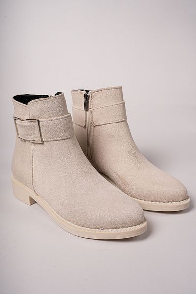 Riccon Hilyariel Γυναικείες Μπότες0012078 Μπεζ Suede