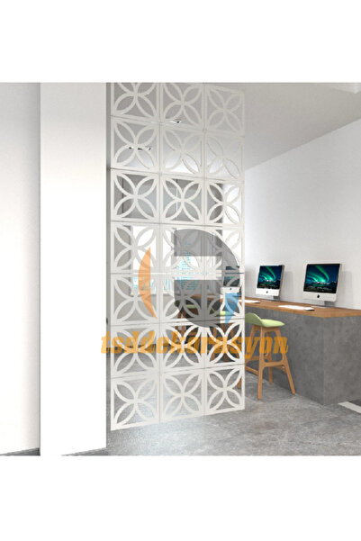 tsddekorasyon Tsd Dekorasyon Ahşap Oda Bölücü/seperatör/ Duvar Panelleri 40x40 Cm