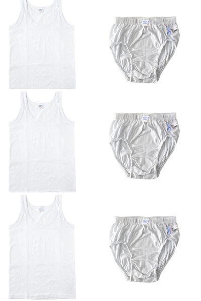 Seher Yıldızı 3-Piece Seher Star Boy Undershirt-Panties Set