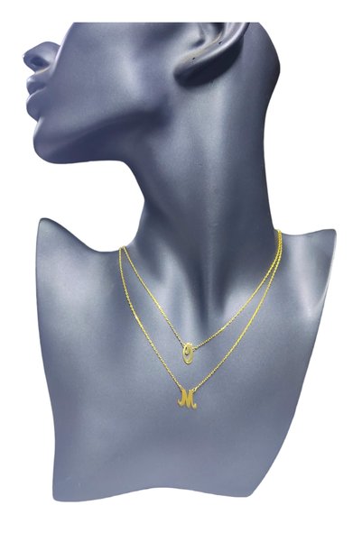 Pomodor Ö Ve M Harfli Kolye 925 Ayar Gümüş Kolye (İSTEDİĞİNİZ HARFLERİ SORU C...