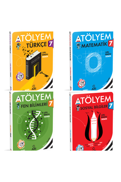 Arı Yayıncılık 7.sınıf Türkçe Matematik Fen Sosyal Akıllı Atölyem Seti