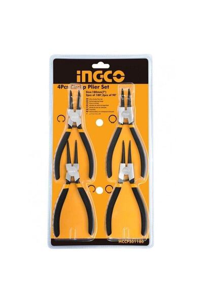 Ingco Sekman Pense seti 180mm 4'lü Paket ING-HCCPS01180