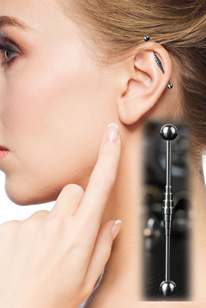 depozoom Cerrahi Çelik Köprü Piercing 38 Mm