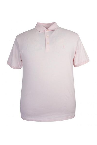 marufshop Ανδρικό T-Shirt Polo Neck Lycra Pique Pink