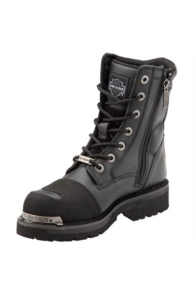 Harley Davidson Riddick Black Deri Erkek Bot