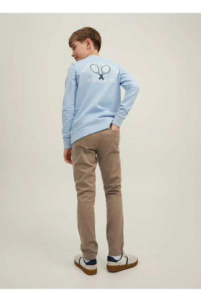 Jack & Jones Normal Bel Boru Paça Bej Erkek Pantolon JPSTMARCO JJBOWIE SA BEIGE NOOS JNR