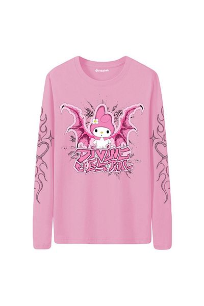 Köstebek Μακρυμάνικο φούτερ Anime Fantasy Magic Melody Dark Tribal (Unisex)