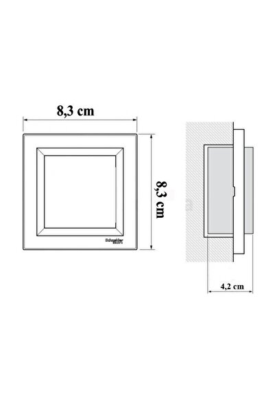 Schneider Electric Schneider Asfora Beyaz Ups Priz - Çerçeveli