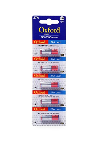 Oxford 27a Mn27 V27a V27ga 12 Volt Alkalin Pil 5’li Paket