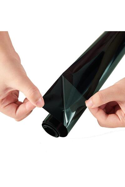 NewVario Cam Filmi Çizilmez Amerikan Siyah Orta Ton 90 Cm X 3 Metre