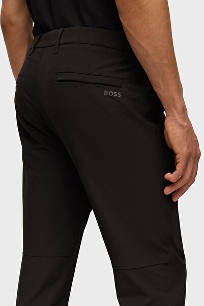 BOSS Kolay Ütülenen Streç Normal Bel Slim Fit Chino Pantolon Erkek PANTOLON 50495497 001