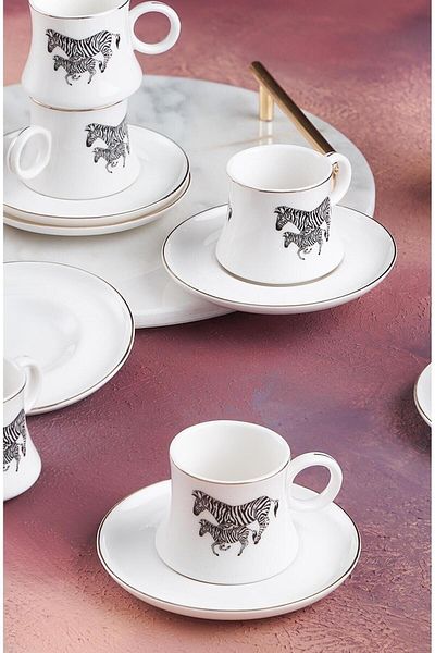 ACAR Motta Set of 6 Coffee Cups - 90 ml