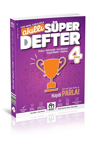 Model Eğitim Yayınları 4. Sınıf Tüm Dersler Süper Akıllı Defter