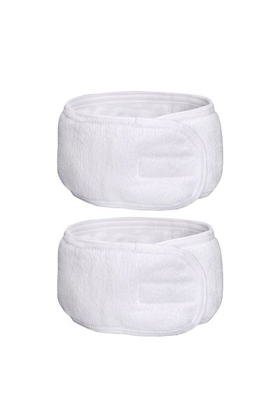 MEŞELİ TEKSTİL 2 Adjustable Velcro Makeup Headbands