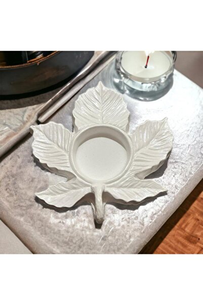 bumbum DEKORATİF TEALİGHT MUMLUK ÇINAR YAPRAĞI YILBAŞI DÜĞÜN NİŞAN BEBEK SÜS ...