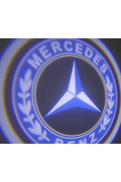 FEMEX Mercedes-benz Araçlar Için Pilli Yapıştırmalı Kapı Altı Led Logo