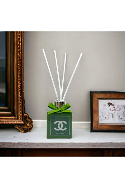 Tiem Concept Dekoratif Vanilya Kokulu Yeşil Parlak Şişeli 100 ml Oda Kokusu