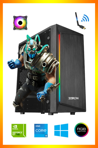 Zeiron Dn90 i5-4570 8GB RAM 256GB+500GB GT730 4GB Oyuncu Masaüstü Bilgisayar