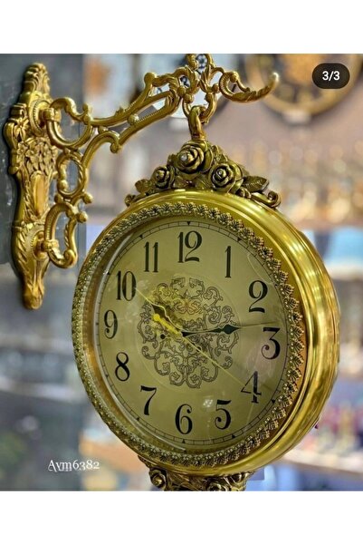 decovien DECOVİEN İSTASYON SAAT GOLD