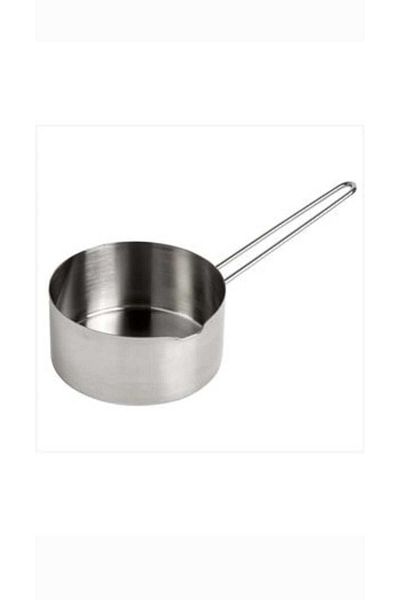 ÇEÇEN HOME Stainless Steel Milk Bowl Sauce Bowl Multi-Purpose Pan 16 x 8 cm