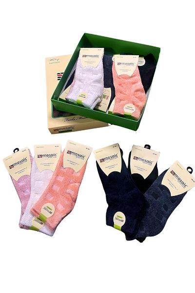 socksbox Дамски безшевни зимни чорапи с масажен ефект, в кутия/12 чифта/36-41