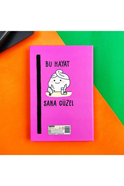 hediyeofisi This Life Is Beautiful to You Designed Elastic Notebook