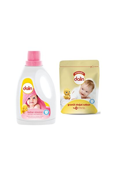 Dalin Çamaşır Yumuşatıcısı Bahar Ninnisi 1500 ml + Dalin Granül Sabun Toz Det...