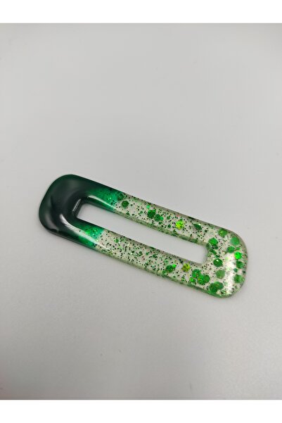 Melkady Aksesuar MelKadu 502 - Cataramă cu cleme cu sclipici 3D epoxidice rea...