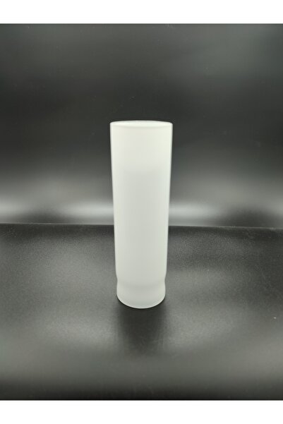 KUĞULU AVİZE CAMI.SİLİNDİR,BEYAZ.(E.14).alt çapı:4.50cm,h:15.50cm.