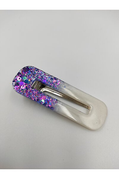 Melkady Aksesuar MelKadu 502 - Handmade Epoxy 3D Glitter Collet Buckle