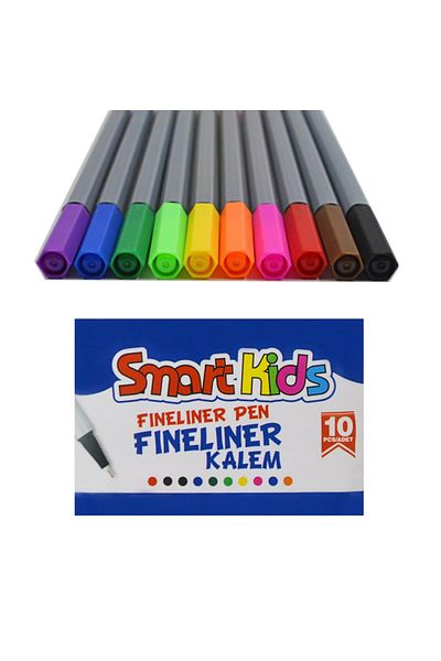 Smart Kids Fineliner Pen 10 Colors
